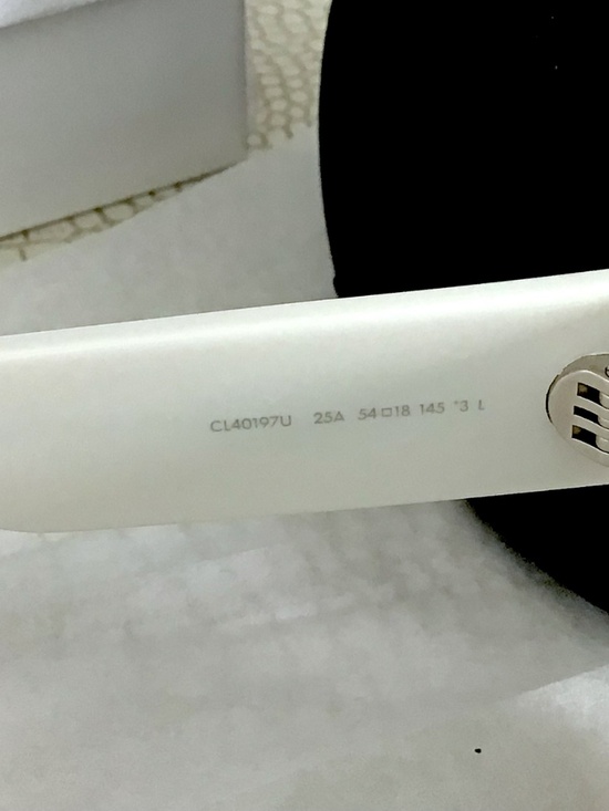 Rare Brand-New Celine White MONOCHROMS CL40197U Sunglasses main image 5